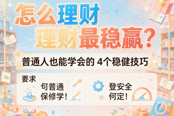 怎么理财最稳赢？普通人也能学会的4个稳健技巧