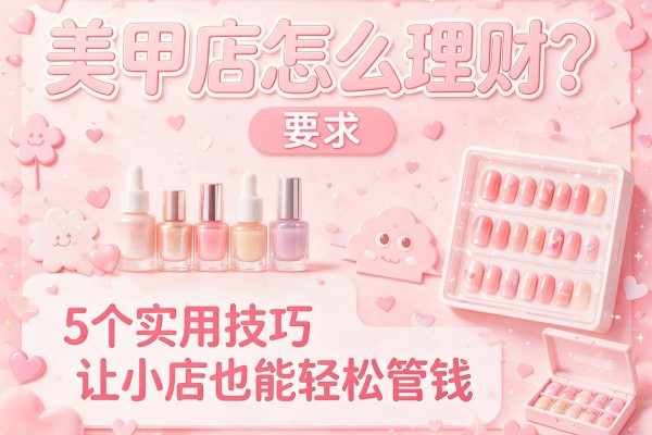 美甲店怎么理财？5个实用技巧让小店也能轻松管钱