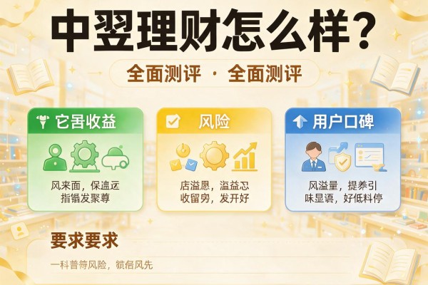 中翌理财怎么样？全面测评它的收益、风险与用户口碑