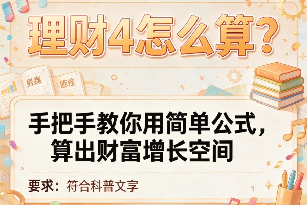 理财4怎么算？手把手教你用简单公式算出财富增长空间