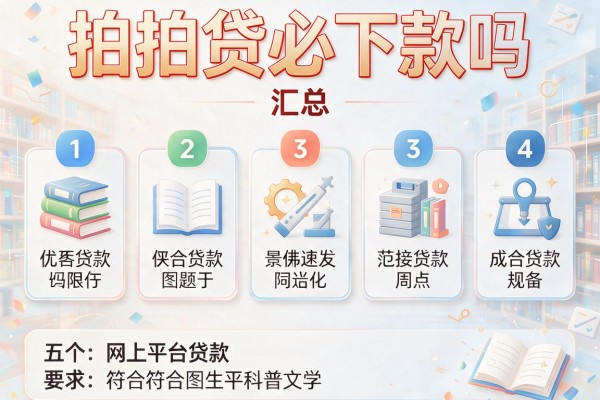 拍拍贷必下款吗，汇总五个网上平台贷款