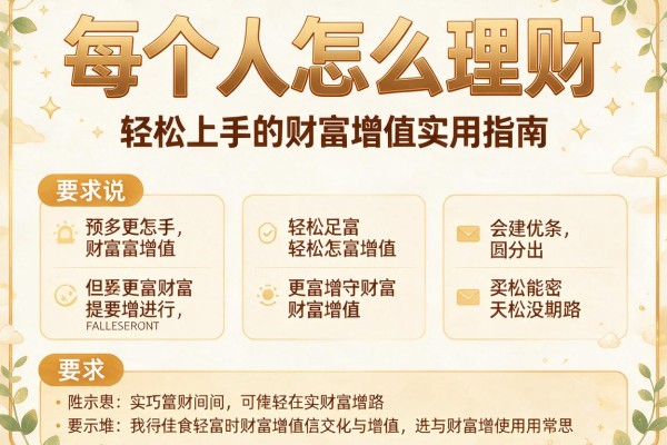 每个人怎么理财：轻松上手的财富增值实用指南