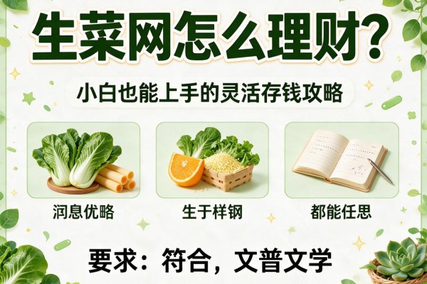 生菜网怎么理财？小白也能上手的灵活存钱攻略