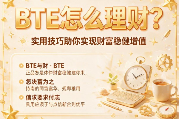 BTE怎么理财？实用技巧助你实现财富稳健增值