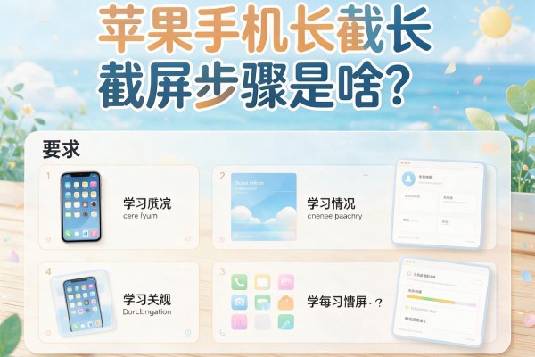 苹果手机长截屏步骤是啥？