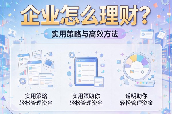 企业怎么理财？实用策略与高效方法助你轻松管理资金