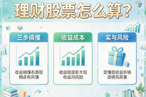 理财股票怎么算？三步搞懂收益成本与风险