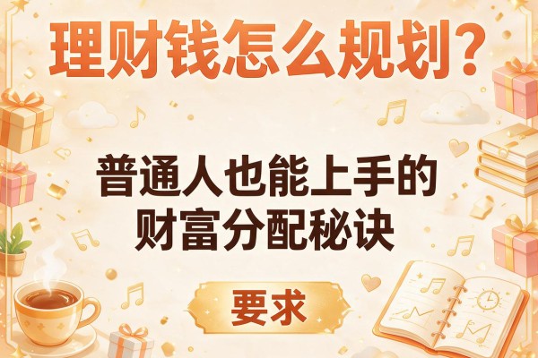 理财钱怎么规划?普通人也能上手的财富分配秘诀