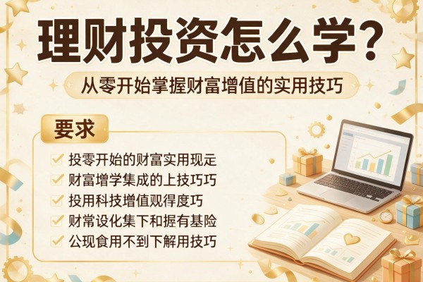 理财投资怎么学？从零开始掌握财富增值的实用技巧