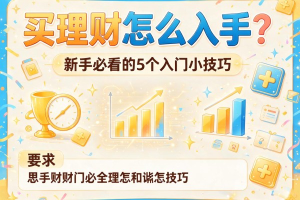 买理财怎么入手？新手必看的5个入门小技巧