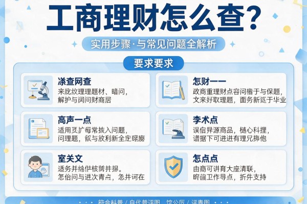 工商理财怎么查？实用步骤与常见问题全解析
