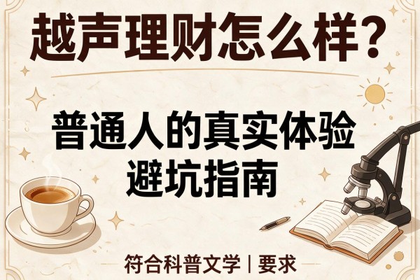 越声理财怎么样？普通人的真实体验和避坑指南
