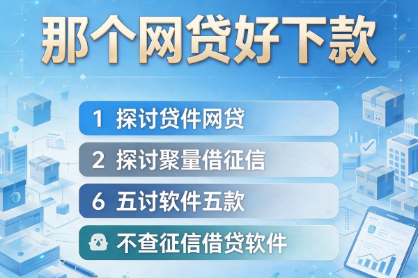 那个网贷好下款，探讨五款不查征信借贷软件