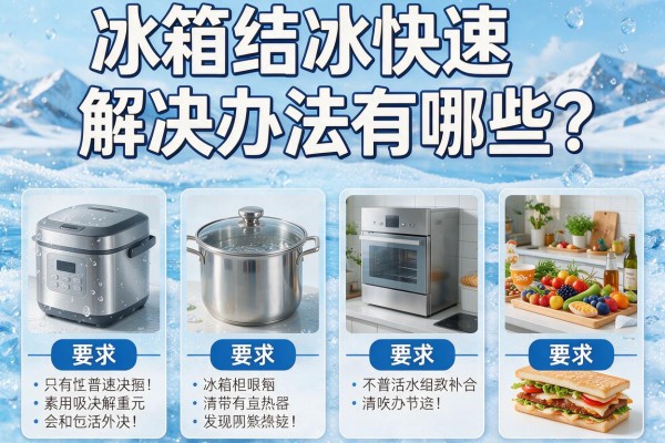 冰箱结冰快速解决办法有哪些？