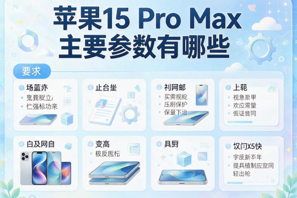 苹果15 Pro Max主要参数有哪些？