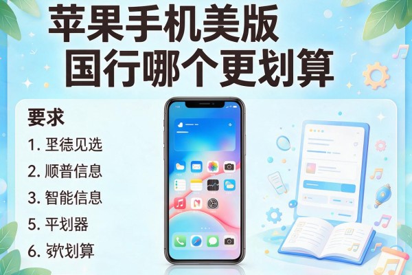 苹果手机美版国行哪个更划算