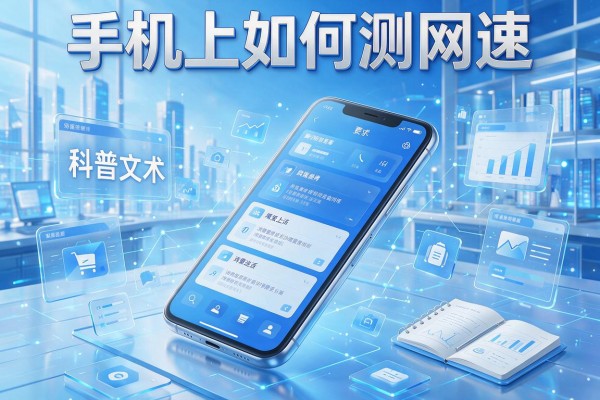 手机上如何测网速？