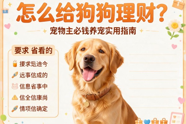 怎么给狗狗理财？宠物主必看的省钱养宠实用指南