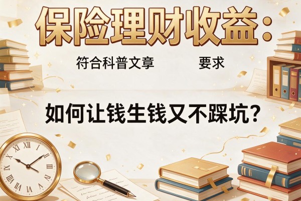 保险理财收益：如何让钱生钱又不踩坑？