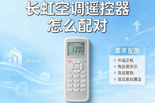 长虹空调遥控器怎么配对？