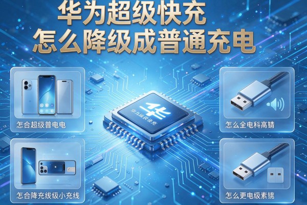 华为超级快充怎么降级成普通充电
