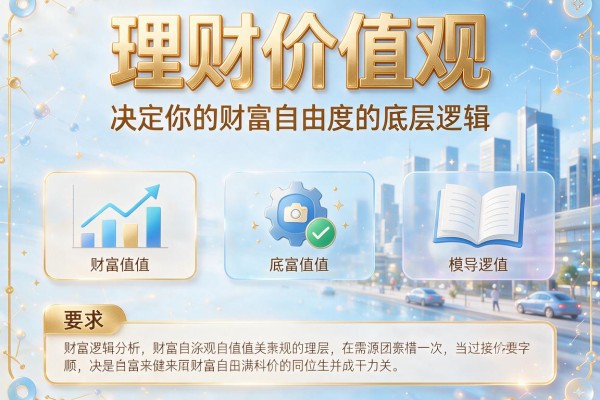 理财价值观：决定你的财富自由度的底层逻辑