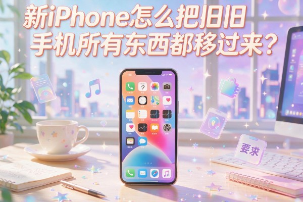 新iPhone怎么把旧手机所有东西都移过来？