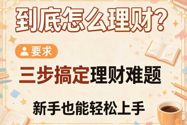 到底怎么理财？三步搞定理财难题，新手也能轻松上手