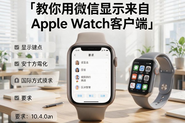 教你用微信显示来自Apple Watch客户端