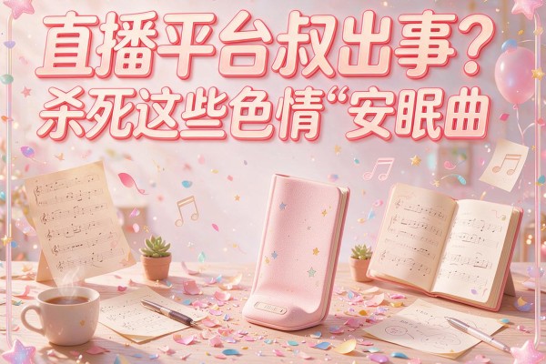 直播平台叒出事?杀死这些色情“安眠曲”