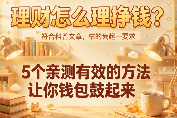理财怎么理挣钱？5个亲测有效的方法让你钱包鼓起来