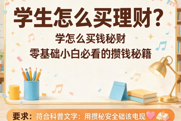 学生怎么买理财？零基础小白必看的攒钱秘籍