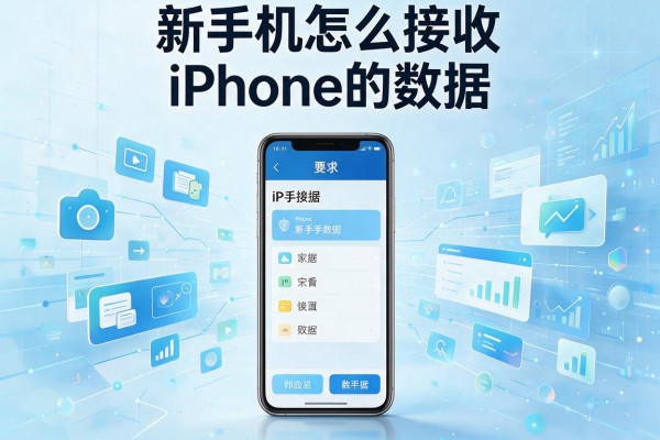 新手机怎么接收iPhone的数据