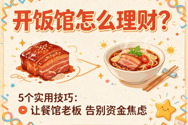 开饭馆怎么理财？5个实用技巧让餐馆老板告别资金焦虑