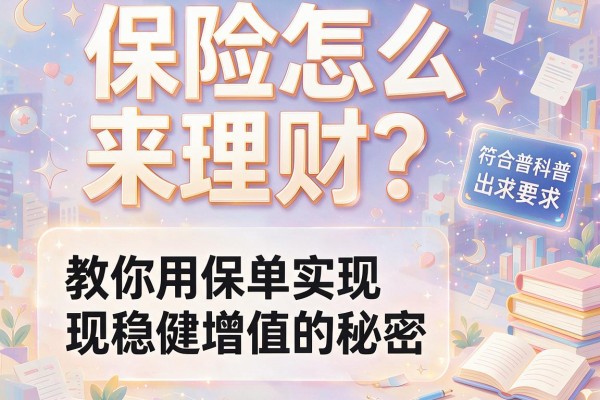 保险怎么来理财？教你用保单实现稳健增值的秘密