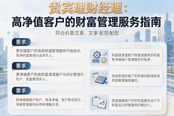 贵宾理财经理：高净值客户的财富管理服务指南