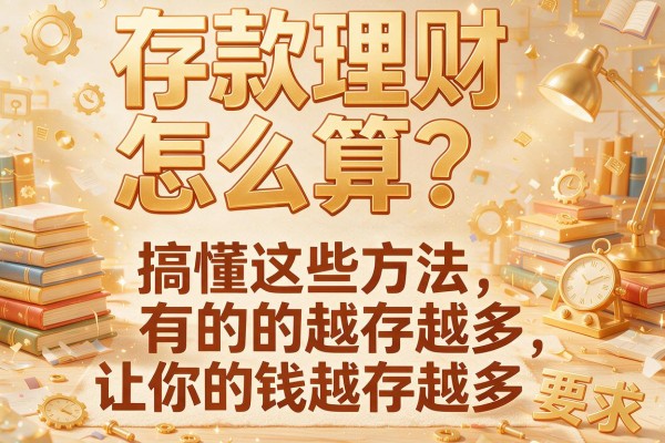 存款理财怎么算？搞懂这些方法让你的钱越存越多