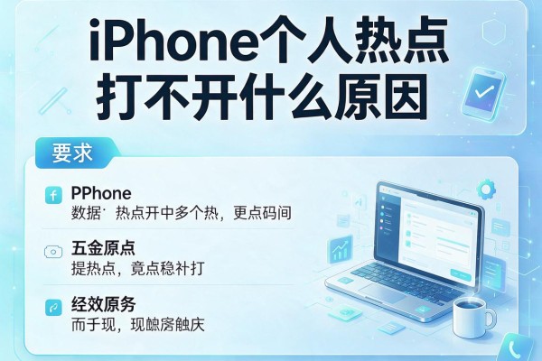 iPhone个人热点打不开什么原因？