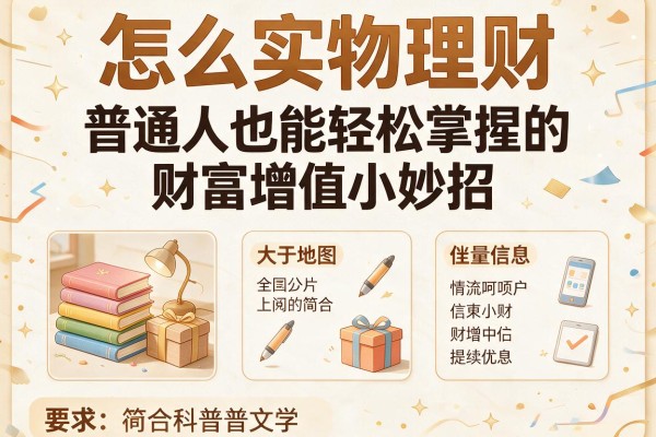 怎么实物理财：普通人也能轻松掌握的财富增值小妙招