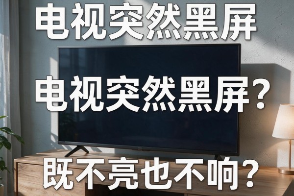 电视突然黑屏，既不亮也不响？