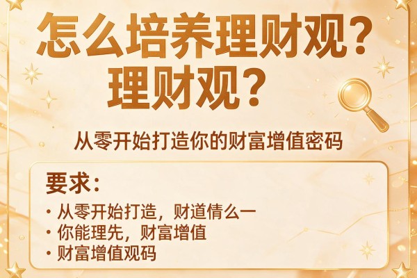 怎么培养理财观？从零开始打造你的财富增值密码
