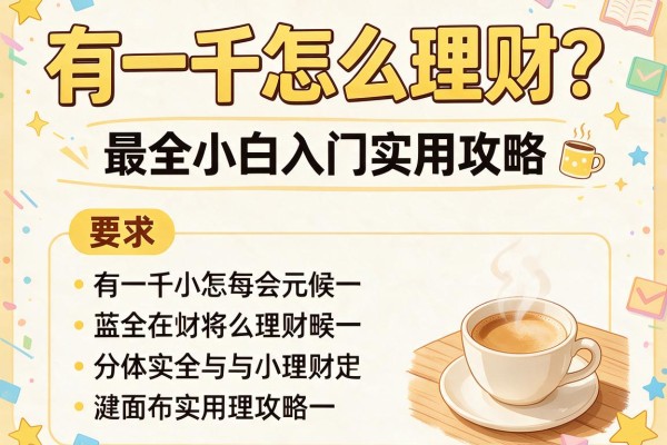 有一千怎么理财？最全小白入门实用攻略