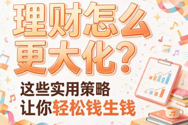 理财怎么更大化?这些实用策略让你轻松钱生钱!