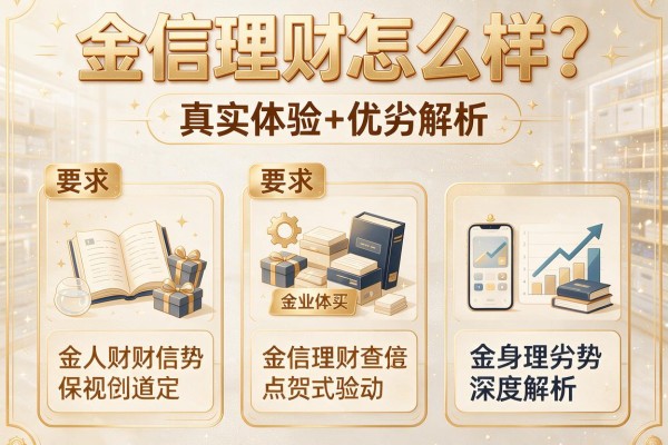 金信理财怎么样？真实体验+优劣势深度解析