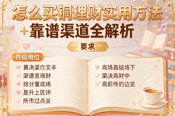 怎么买铜理财实用方法+靠谱渠道全解析