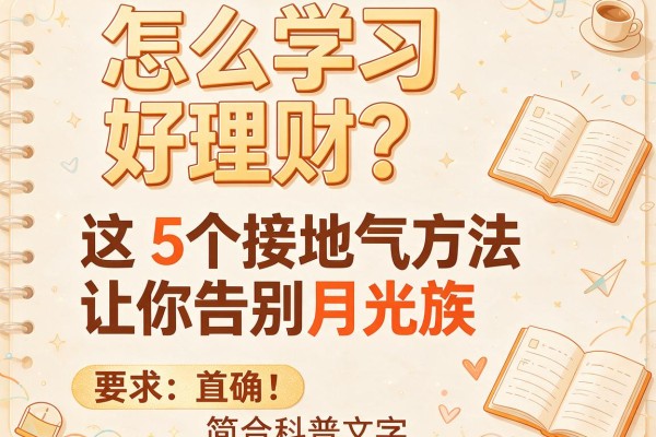 怎么学习好理财？这5个接地气方法让你告别月光族