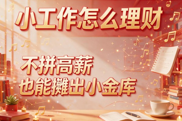 小工作怎么理财：不拼高薪也能攒出小金库