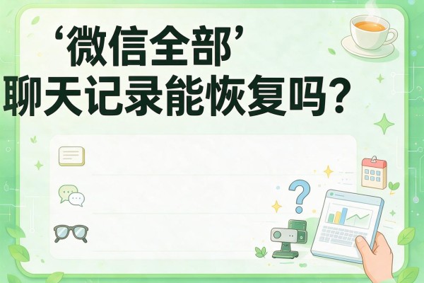 微信全部聊天记录能恢复吗？