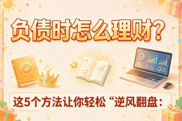 负债时怎么理财？这5个方法让你轻松“逆风翻盘”