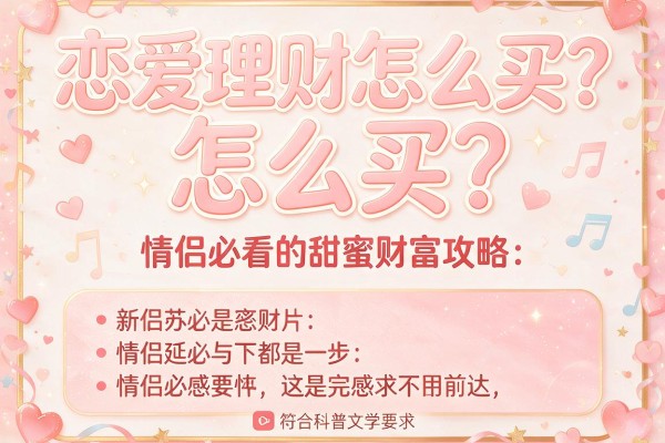 恋爱理财怎么买？情侣必看的甜蜜财富攻略